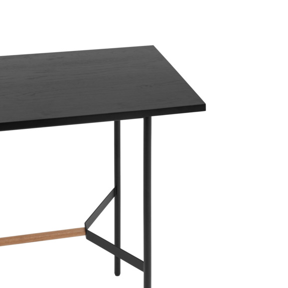 Стол барный Knobb 120*60 черный, столешница - фото 5