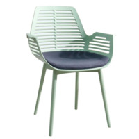Настоящее фото товара Стул пластиковый Майдо, зеленый, произведённого компанией ChiedoCover