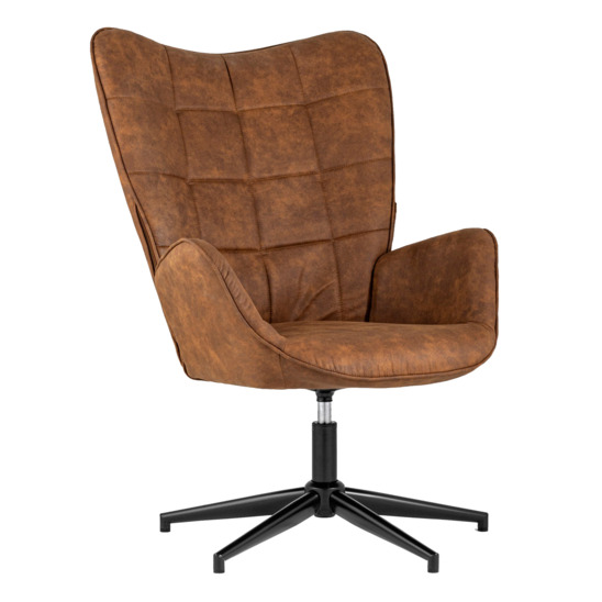 Кресло Ирис вращающееся коричневое - фото 1