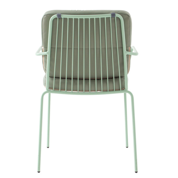 Стул Лион с подушкой 02, зеленый - фото 8