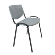 Фотография товара Стул Изо, пластик, серый от компании ChiedoCover.