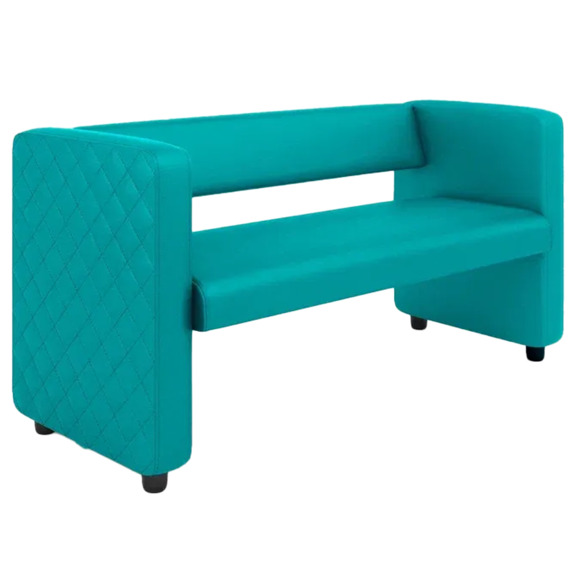 Диван Тепал, экокожа, бирюзовый - фото 1