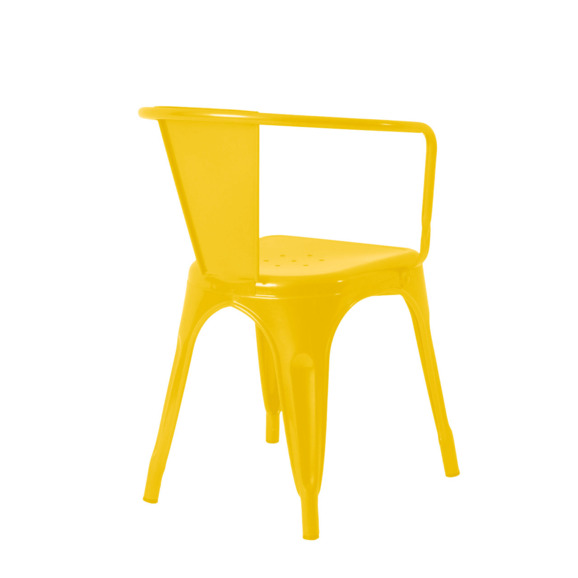 Кресло Tolix, желтый - фото 3