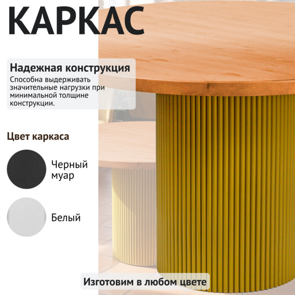 Стол фуд-корт д1200 - фото 4