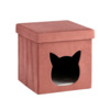 Пуф складной с ящиком Store Pet розовый