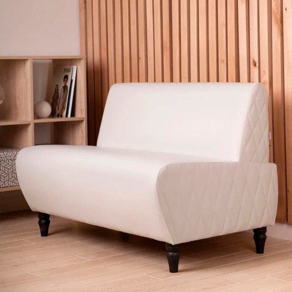 Диван Лотик, экокожа, белый - фото 4