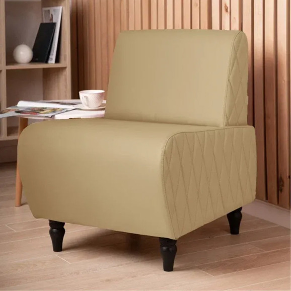 Кресло Лотик экокожа, санд - фото 5