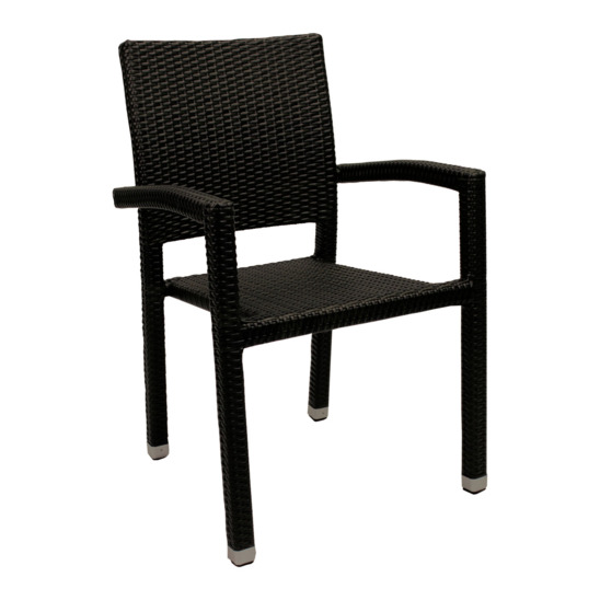 Кресло садовое Порто, черное - фото 1