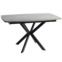 Фотография Обеденный стол Decorum раздвижной, серый, черный от производителя ChiedoCover, картинка продукции, реальное фото товара Настоящее фото товара Обеденный стол Decorum раздвижной, серый, черный, произведённого компанией ChiedoCover
