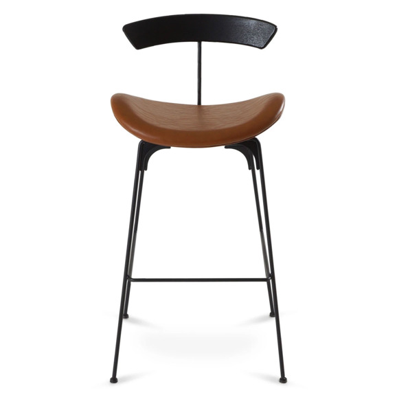 Барный стул Бонни, коричневый, черный - фото 2