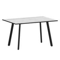 Настоящее фото товара Стол нераздвижной Рольф, фрост, черный муар, произведённого компанией ChiedoCover