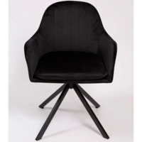 Фотография товара Кресло Сета, пирамида, поворотное основание, черный, велюр от компании ChiedoCover.