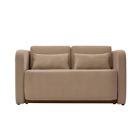 Фотография Диван Марлон 131x95x80 см, бежевый велюр Фотография товара Диван Марлон 131x95x80 см, бежевый велюр от компании ChiedoCover.