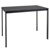 Фотография товара Стол обеденный Reservoir, эффект черного мрамора, черный от компании ChiedoCover.