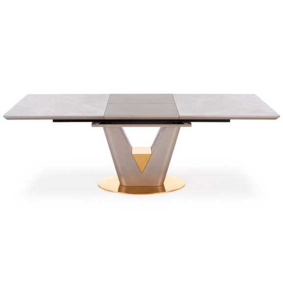 Стол раскладной Kairos, светло-пепельный, золото - фото 3