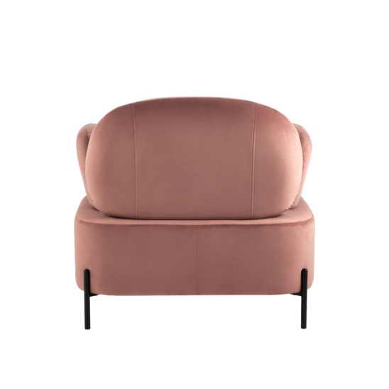 Кресло Кэнди велюр пыльно-розовый - фото 6
