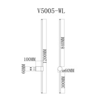 Настенный светодиодный светильник V5005-WL Ricco