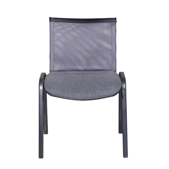 Стул Изо, спинка сетка W, серый - фото 2