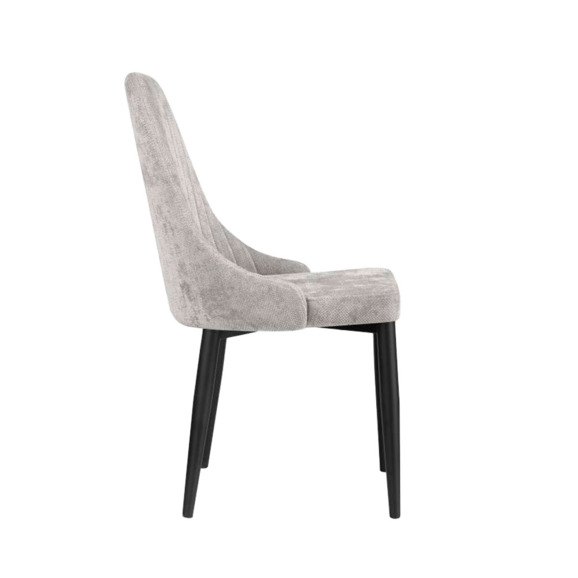 Стул на металлокаркасе Kora black / gray - фото 3