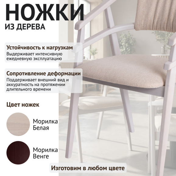 Стул Надин с мягкой спинкой - фото 3