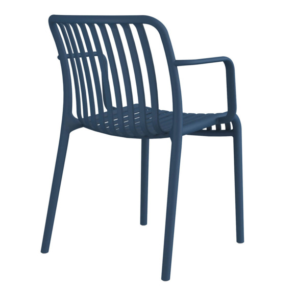 Стул Gorg с подлокотниками, темно-синий Стул Gorg с подлокотниками, темно-синий - фото 4