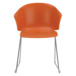 Кресло пластиковое Форта, оранжевый