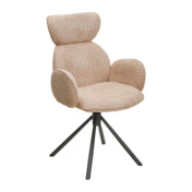 Фотография товара Стул VARDY 360 град.поворот. бежевый букле XD841-06 / Серый от компании ChiedoCover.