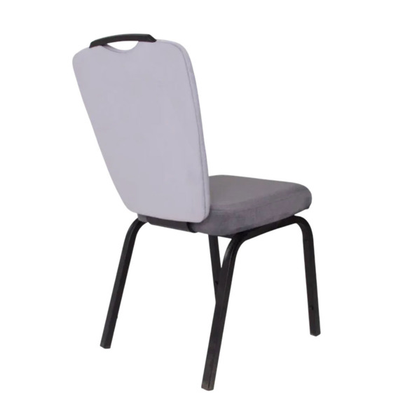 Стул Милан с гибкой спинкой, серый - фото 4