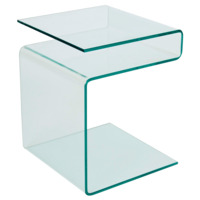 Настоящее фото товара Столик журнальный Volcano, прозрачный, произведённого компанией ChiedoCover
