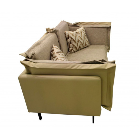 Диван Лаки двухместный, бежевый - фото 1