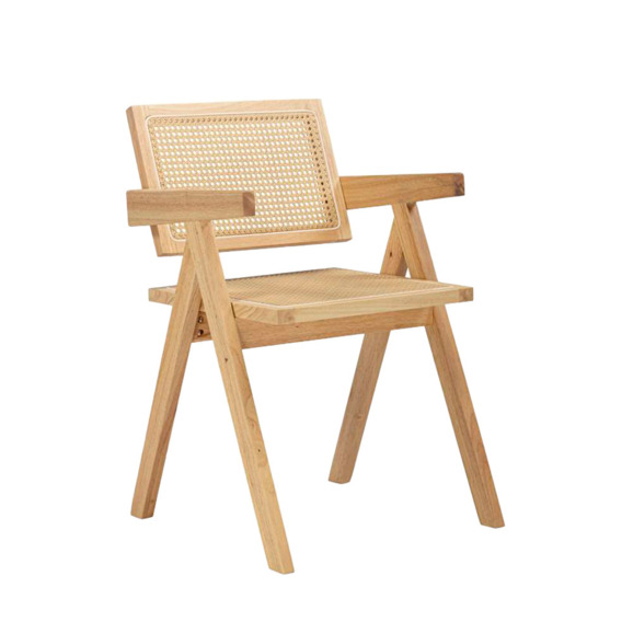 Деревянный стул Rattan wood - фото 1