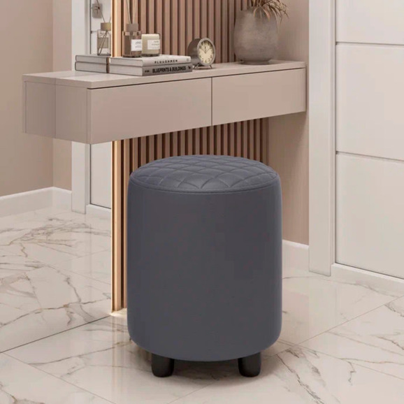 Пуф Тепал, экокожа, серый - фото 5