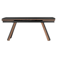 Фотография товара Керамический стол Симмонс 180(260)x90 shakespeare black / черный от компании ChiedoCover.