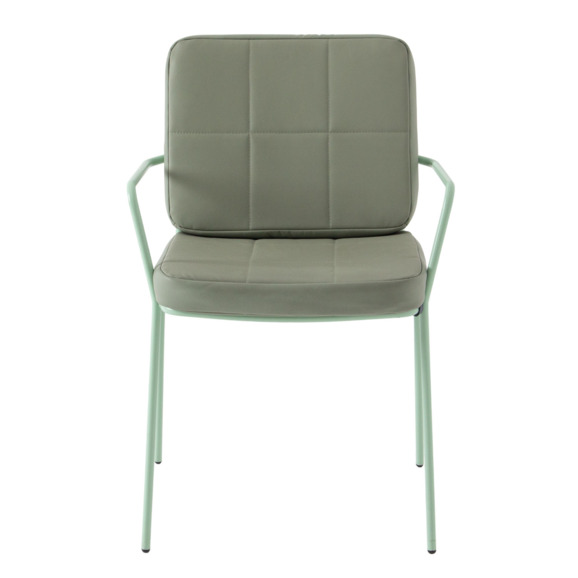 Стул Лион с подушкой 02, зеленый - фото 6