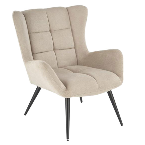 Кресло Quantum, бежевый, черный - фото 1