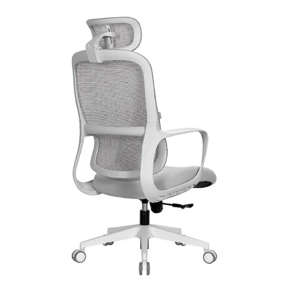 Офисное поворотное кресло Sparx loki grey hr / grey, mesh / fabric, светло-серый - фото 4