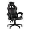 Кресло спортивное TopChairs Commander черно-серый