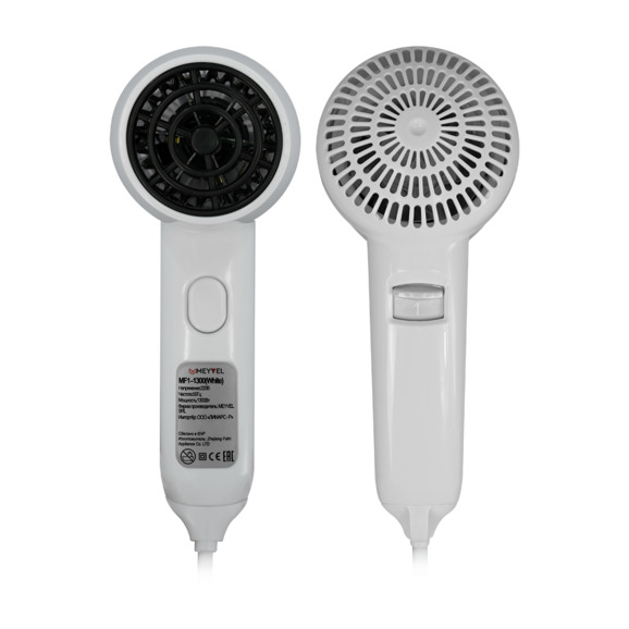 Фен для волос настенный Meyvel MF1-1300 (White) - фото 2