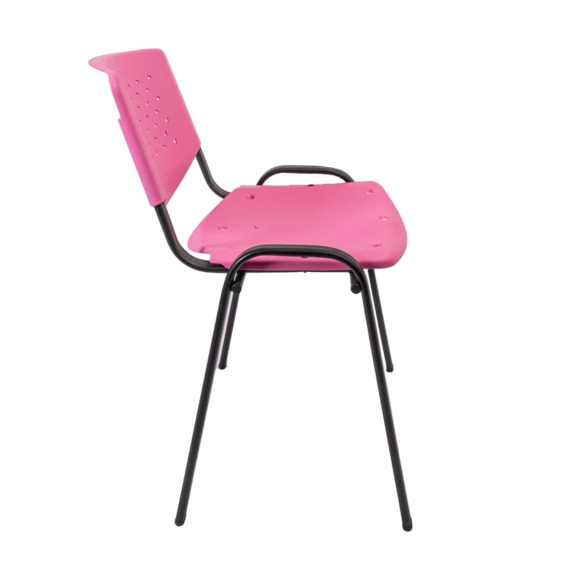 Стул Изо, пластик, розовый - фото 2