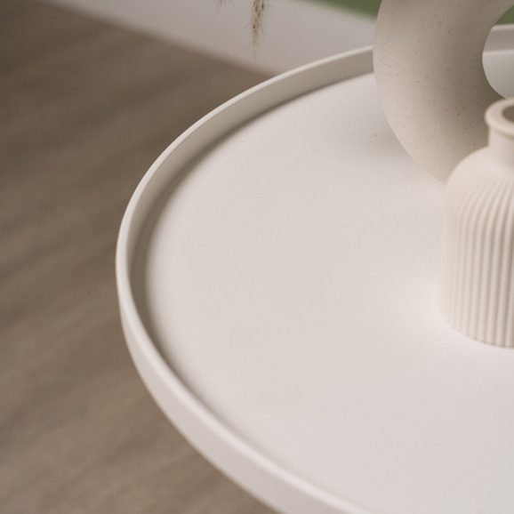 Стол журнальный Alvi, белый, бежевый - фото 2