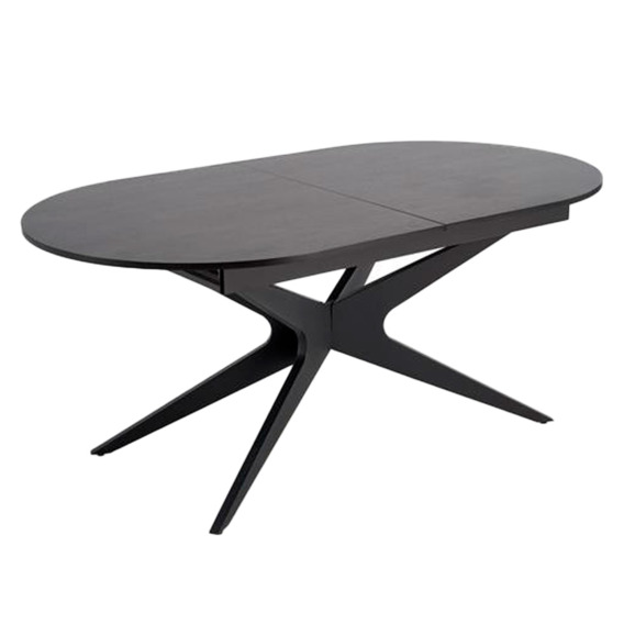 Стол обеденный Parsec, раскладной, черный - фото 1