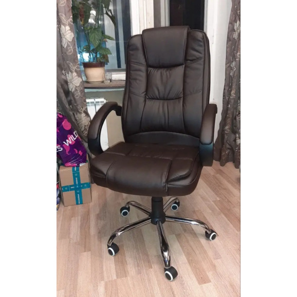 Кресло руководителя TopChairs Atlant, коричневое - фото 6