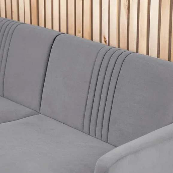 Диван Аномик, велюр, серый Диван Аномик, велюр, серый - фото 4