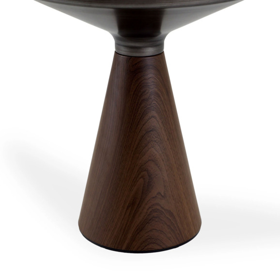 Столик журнальный Fis mid, белый, орех - фото 3