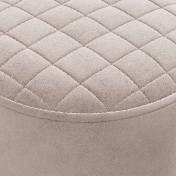 Пуф Тепал, велюр, серо-бежевый - фото 3