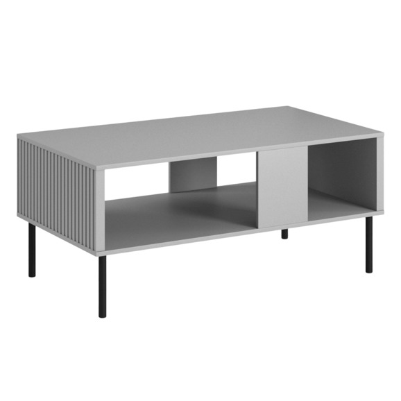 Журнальный столик Clear, светло-серый, чёрный Журнальный столик Clear, светло-серый, чёрный - фото 1