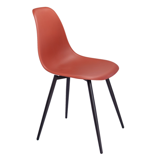 СТУЛ EAMES 25 Р ТЕРРАКОТОВЫЙ - фото 1