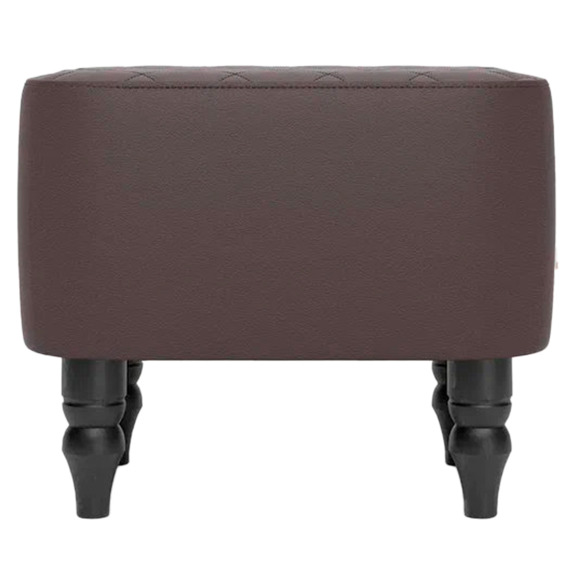 Пуф Лотик, экокожа, коричневый Пуф Лотик, экокожа, коричневый - фото 2