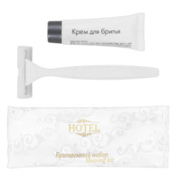 Настоящее фото товара Бритвенный набор HOTEL, крем для бритья + станок, произведённого компанией ChiedoCover
