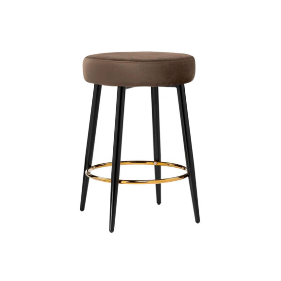 Барный стул Plato dark brown - фото 1